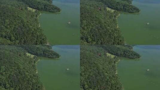武汉东湖航拍4K空镜头高清在线视频素材下载