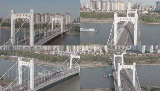 济宁运河新城大桥高清在线视频素材下载