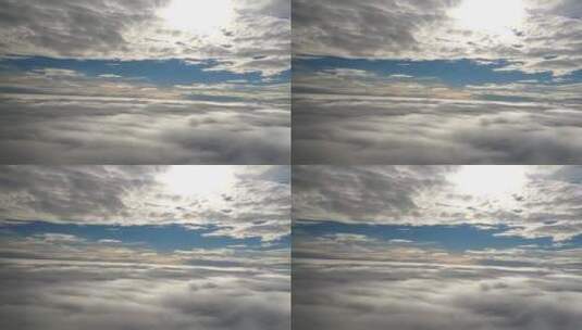云海 云层 流云 云端之上高清在线视频素材下载