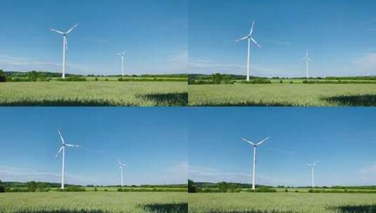 再生能源 风力发电高清在线视频素材下载