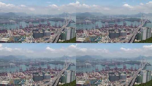 香港码头高清在线视频素材下载