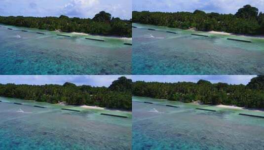 海上的岛屿高清在线视频素材下载
