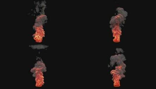 火焰粒子特效素材 火情火灾火池高清在线视频素材下载
