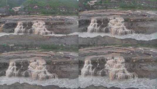 黄河黄河壶口瀑布江河山河河流奔腾河流长江高清在线视频素材下载