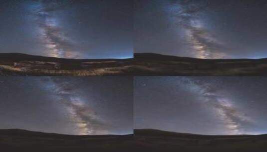 新疆哈密天山银河星空延时素材竖屏高清在线视频素材下载