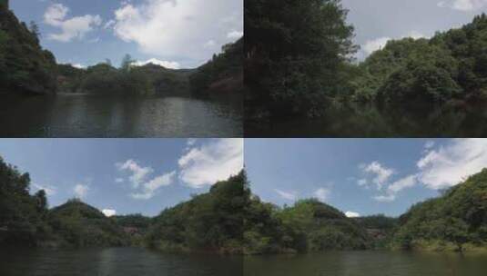 安徽黄山湖泊实拍视频高清在线视频素材下载