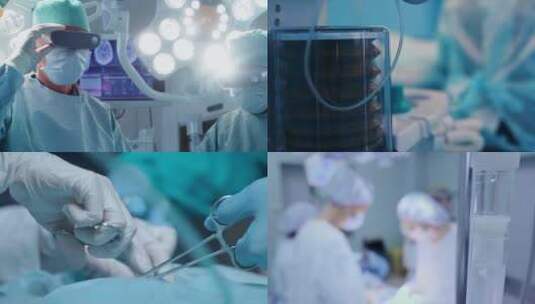 【合集】医生手术室急救开刀高清在线视频素材下载