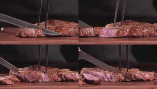 西餐牛排 高级牛肉 牛排素材高清在线视频素材下载