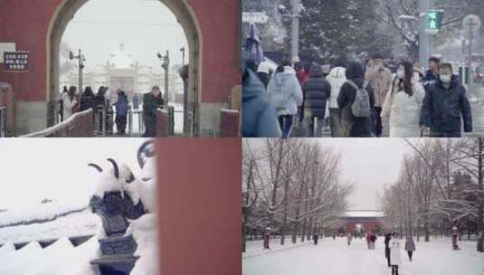 北京天坛祈年殿雪景最新最全之一高清在线视频素材下载