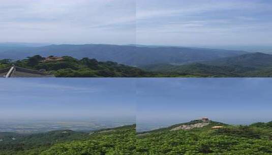 陕西西安秦岭终南山南五台夏天自然景观高清在线视频素材下载