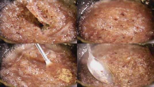 熬粥 做饭 养胃 紫薯粥 银耳羹 (27)高清在线视频素材下载
