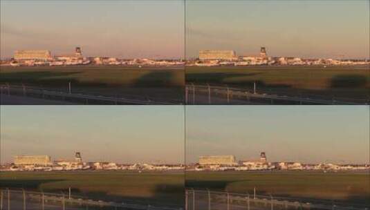 停机坪的飞机高清在线视频素材下载