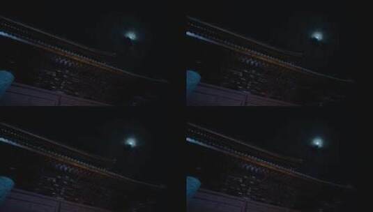 月亮夜晚高清在线视频素材下载