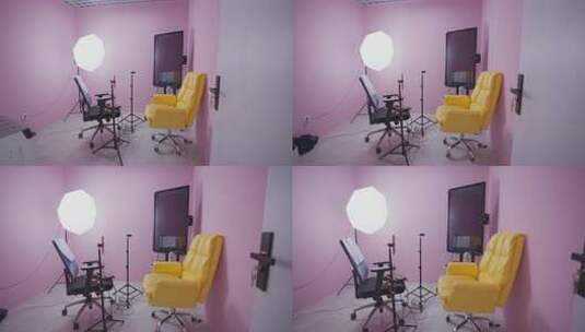 网红直播间 空镜高清在线视频素材下载