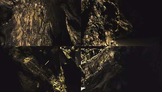 乌木 金丝楠木 神木 千年乌木 金色木头高清在线视频素材下载