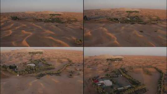 阿联酋阿布扎比沙漠日落3高清在线视频素材下载