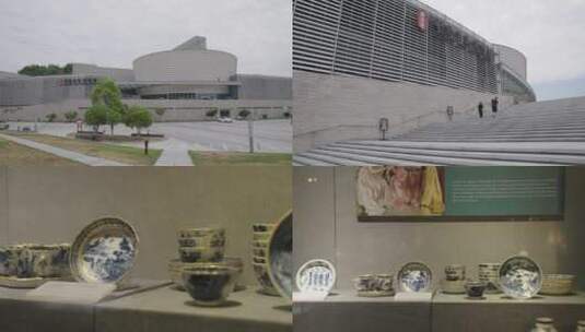 江西景德镇陶瓷博物馆高清在线视频素材下载
