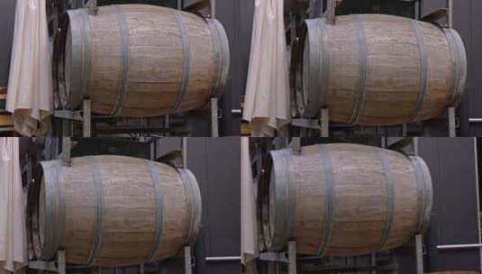 澳大利亚墨尔本葡萄园酿酒酒桶高清在线视频素材下载