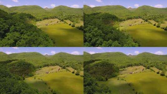 山上草原风景高清在线视频素材下载