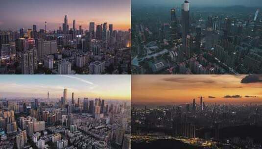 中国大城市壮观航拍延时合集4k高清在线视频素材下载
