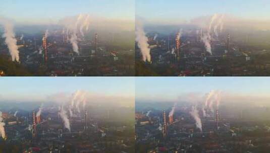 空气污染环境保护山区工业环境污染高清在线视频素材下载