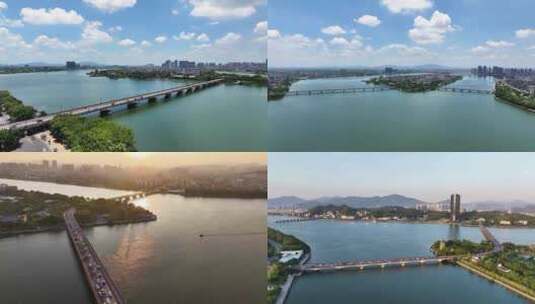 潮州韩江大桥高清在线视频素材下载
