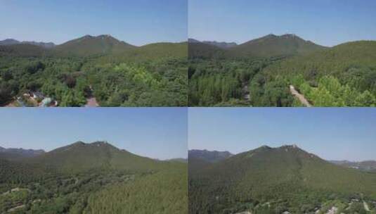 祖国大好河山山东青州云门山5A景区航拍高清在线视频素材下载