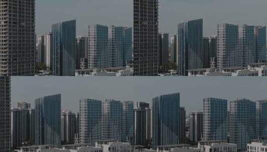 高清实拍四川天府新区城市建筑高楼大厦高清在线视频素材下载