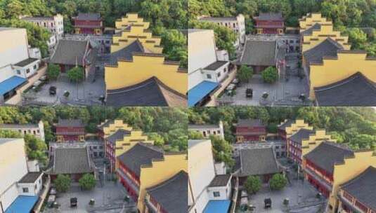 龙泉寺 龙山公园 阳明公园高清在线视频素材下载