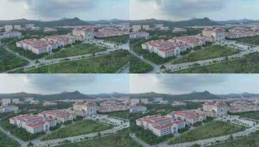 厦门大学航拍校园建筑风光学校风景教学楼高清在线视频素材下载