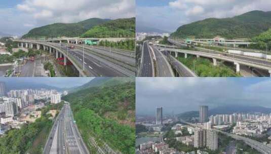 深圳惠深沿海高速高清在线视频素材下载
