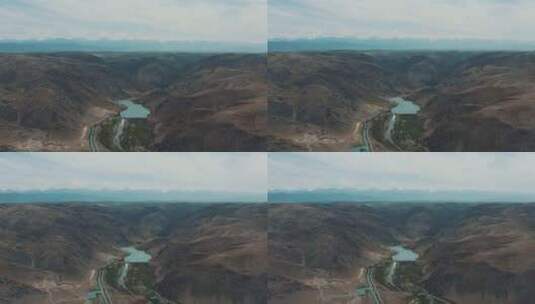 哈萨克斯坦美丽的山景高清在线视频素材下载