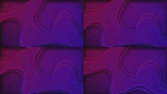 紫色抽象波浪背景循环动画高清在线视频素材下载