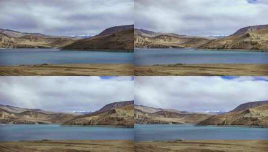 （8K延时）新疆塔县班迪尔湖下板地水库高清在线视频素材下载