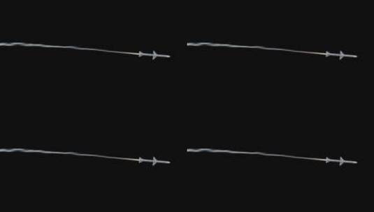 导弹飞行状态 三维动画 带通道高清在线视频素材下载