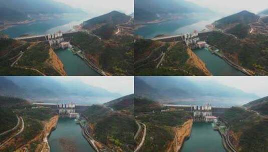 绵阳江油市涪江六峡武引水库4k高清在线视频素材下载