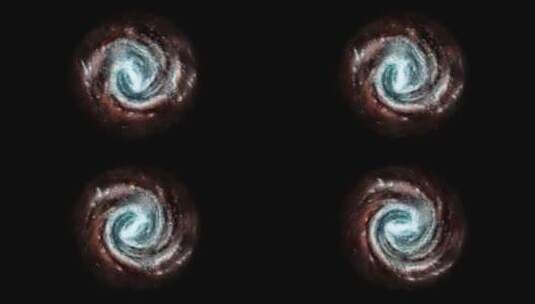 美丽银河动画透明视频高清在线视频素材下载
