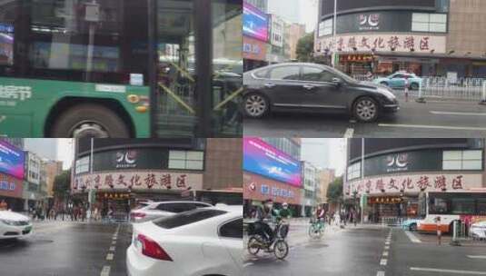 广州街头步行街实拍素材高清在线视频素材下载