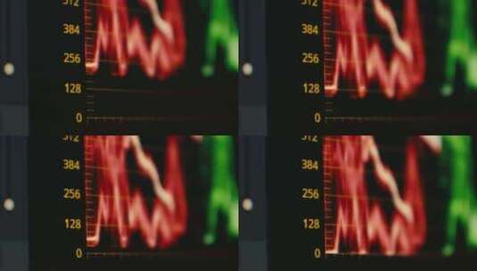 色彩分级、后期制作、监视器、视频编辑高清在线视频素材下载