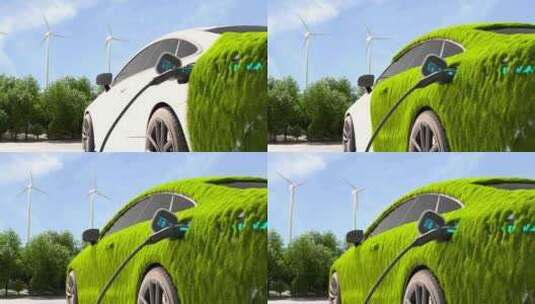 新能源汽车宣传片充电展示高清在线视频素材下载