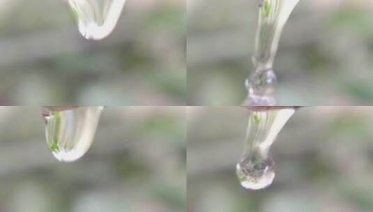 水滴的特写高清在线视频素材下载