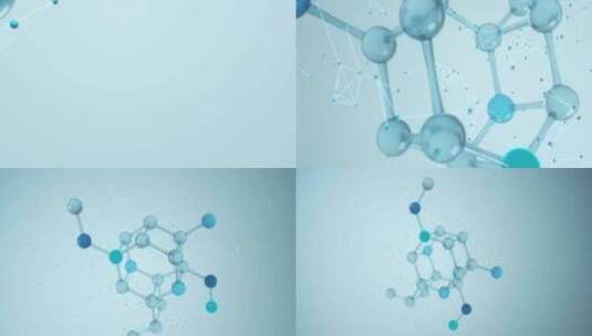 分子与生物学，生物学概念。高清在线视频素材下载