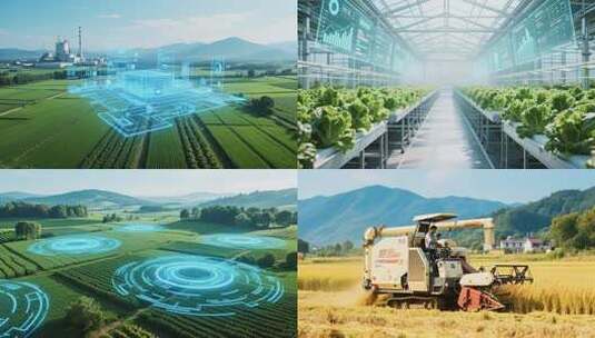 先进农业智慧设施展示高清在线视频素材下载