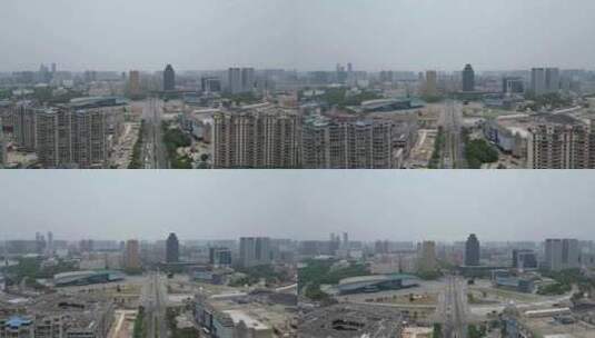 安徽蚌埠淮河文化广场航拍高清在线视频素材下载