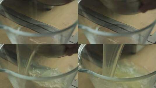 古法酸浆白醋点豆腐卤水豆腐高清在线视频素材下载
