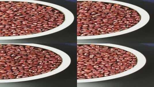 有机红豆煮粥食材4k旋转展示高清在线视频素材下载