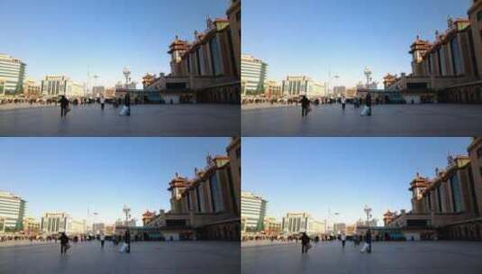 北京站4K实拍原素材高清在线视频素材下载