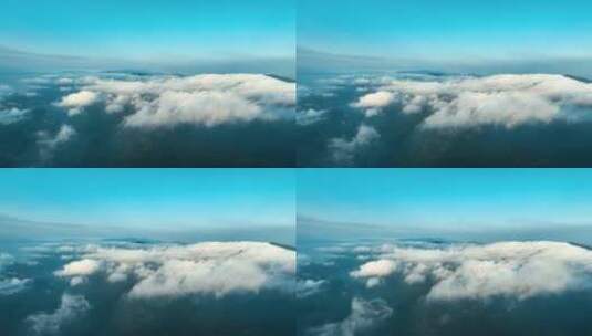 无人机高空穿云航拍高清在线视频素材下载