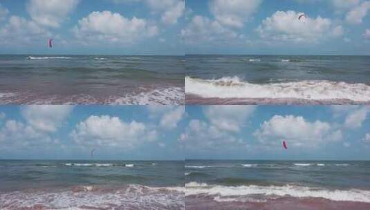 8k实拍海上风冲运动高清在线视频素材下载