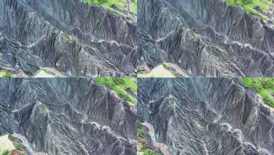 四川省甘孜州墨石公园航拍高清在线视频素材下载
